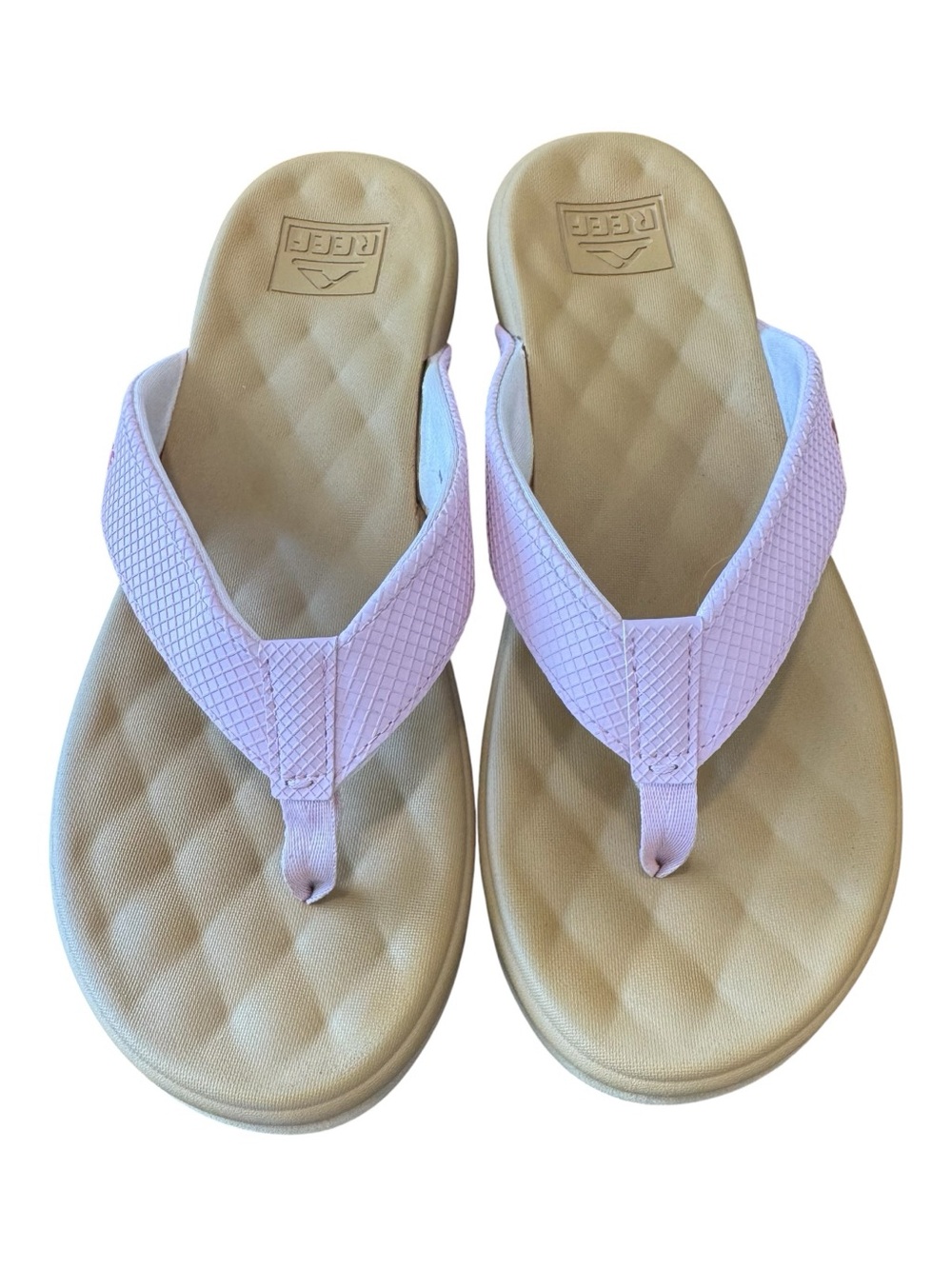 Reef Womens Size 8 Memory Foam Cushion Cameo Rose Pink Flip Flops
